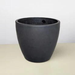 Black And TerraCotta Eco Pots -House Plant Shop 4 BLACK ECO POT