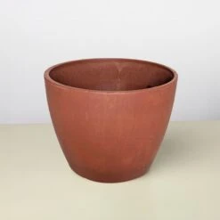 Black And TerraCotta Eco Pots -House Plant Shop 6 TERRA.COTTA ECO POT